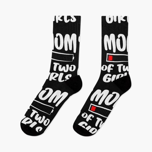 Item preview, Mom Of Two Girls Funny Graphic designed and sold by GO SHIRT-TEE.