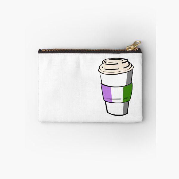 Item preview, Genderqueer Pride Coffee Cup Doodle designed and sold by CJ Vanderbeek.