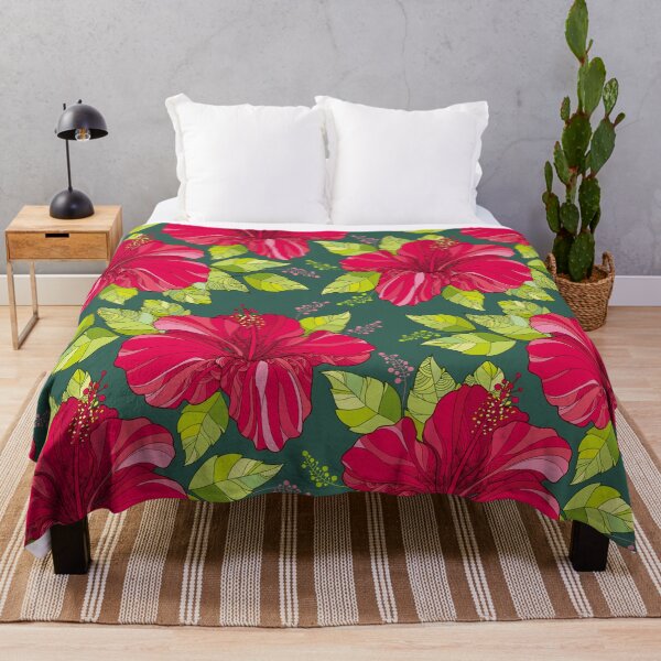 Item preview, Seamless pattern with Chinese Hibiscus. designed and sold by Bokasana.