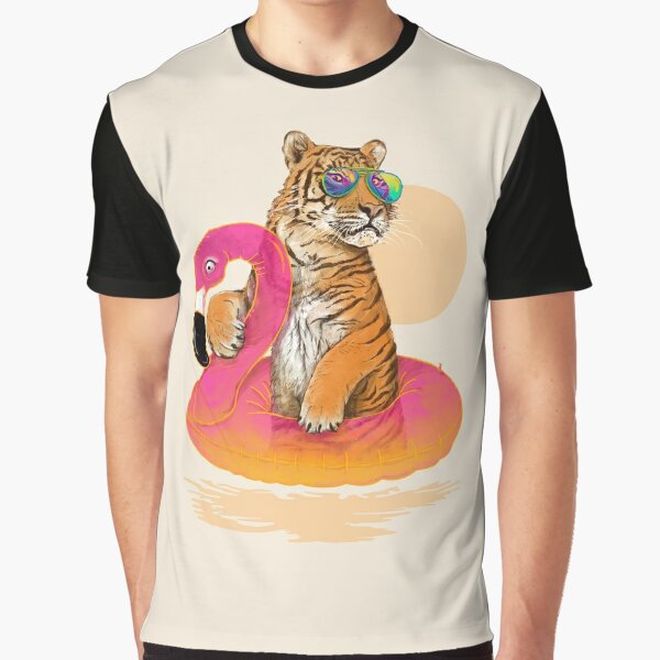 Tiger T-Shirt Mens interconnection nature lion animal head