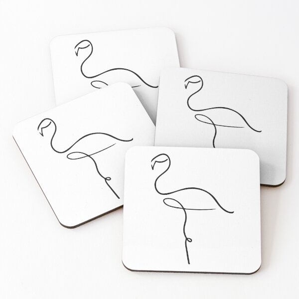 Item preview, Flamingo Line Art - Minimalist designed and sold by Lineart-Arts.