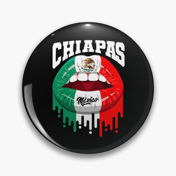 Item preview, Lips Kiss Chiapas de Mexico Flag designed and sold by Fr33m4n1111.