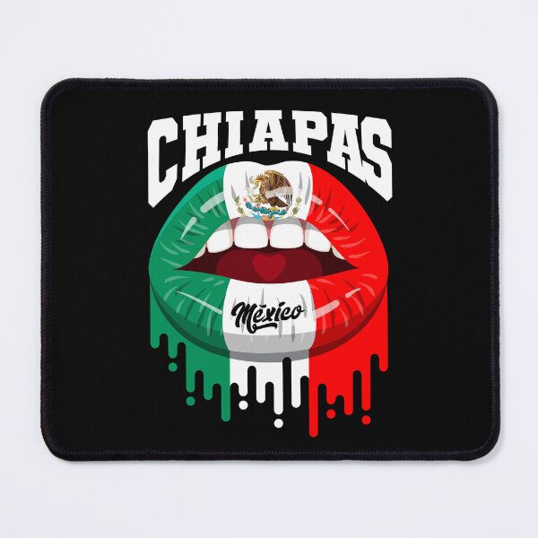Item preview, Lips Kiss Chiapas de Mexico Flag designed and sold by Fr33m4n1111.
