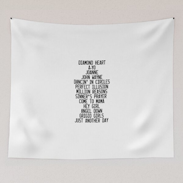 Item preview, JOANNE Tracklist designed and sold by ThomasItsMe.