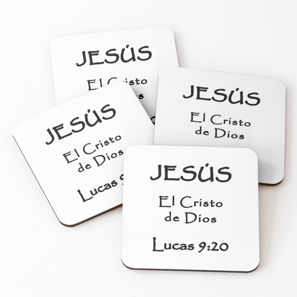 Item preview, Luke 9:20 Jesus The Christ of God Spanish Bible Verse designed and sold by NombresDeJesus.