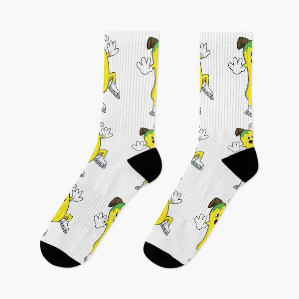 Item preview, Banana at Ice skating with Ice skates designed and sold by Snabdesign84.
