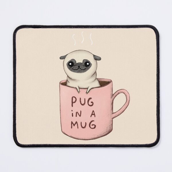 Item preview, Pug in a Mug designed and sold by SophieCorrigan.