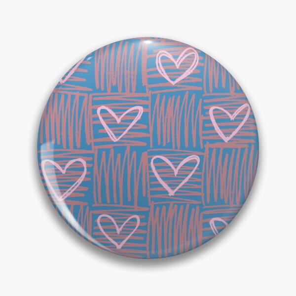 Item preview, Soft pastel checkered cute heart pattern designed and sold by IevaLiART.