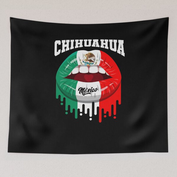 Item preview, Lips Kiss Chihuahua from Mexico Flag designed and sold by Fr33m4n1111.
