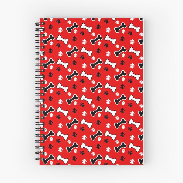 Item preview, Dog bone Paw print red designed and sold by DemonicGloom.