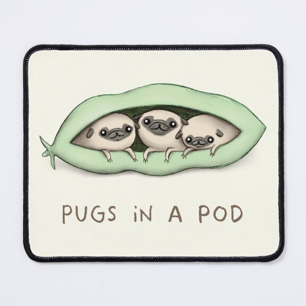 Item preview, Pugs in a Pod designed and sold by SophieCorrigan.