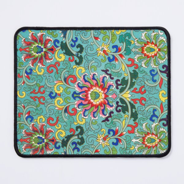 Item preview, Green, Red and Yellow Flower Pattern designed and sold by JustCoolShop.