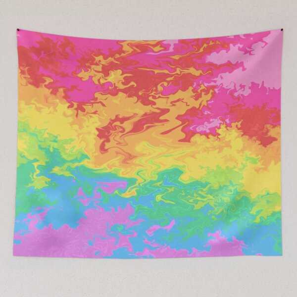 Item preview, Abstract Marble Rainbow designed and sold by hannahlllttt.