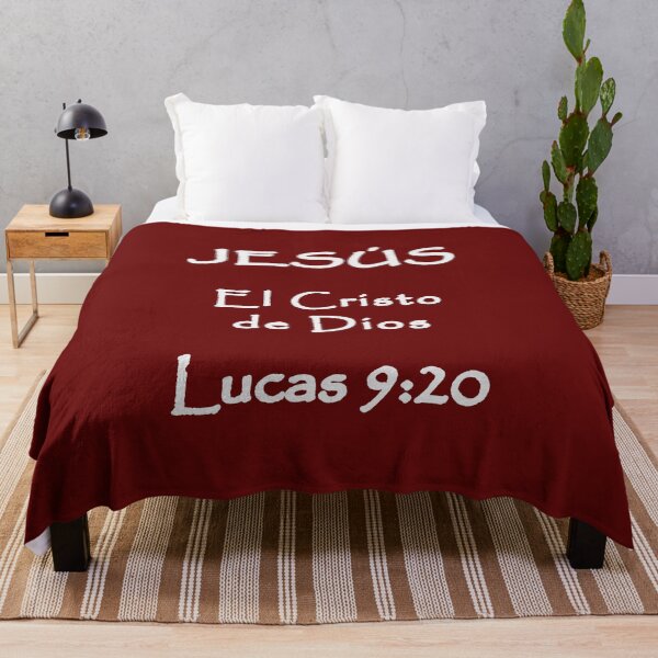 Item preview, Luke 9:20 Jesus The Christ of God Spanish Bible Verse designed and sold by NombresDeJesus.