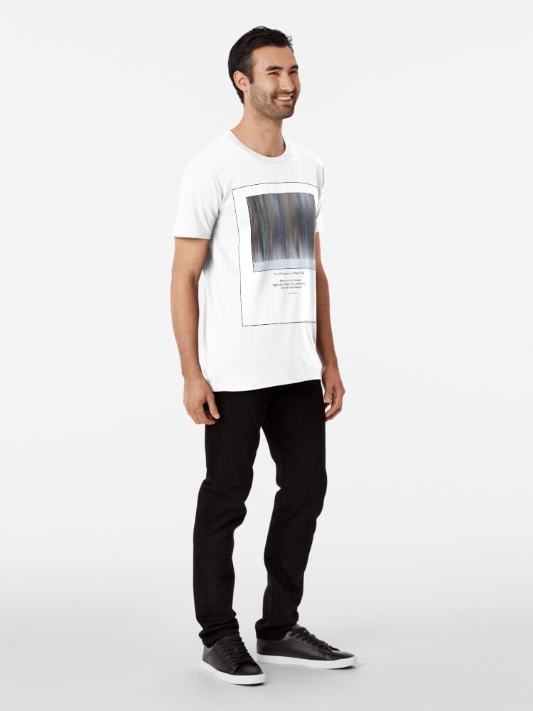 Alternate view of The Whisper of a Winter Wood Redux Haiku Premium T-Shirt