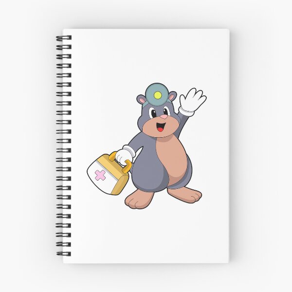Item preview, Mole as Nurse with First aid kit designed and sold by Snabdesign84.