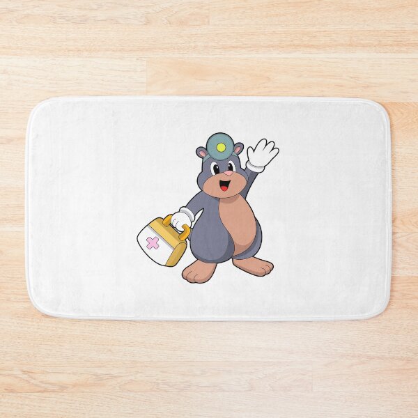 Item preview, Mole as Nurse with First aid kit designed and sold by Snabdesign84.