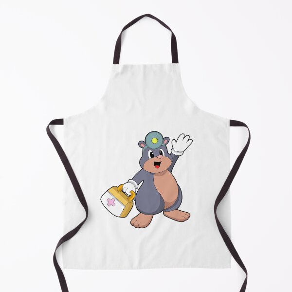 Item preview, Mole as Nurse with First aid kit designed and sold by Snabdesign84.