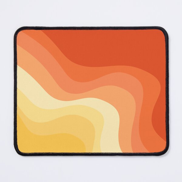Item preview, Yellow and orange retro style waves designed and sold by BattaAnastasia.