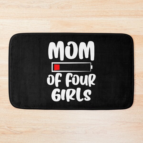 Item preview, Mom Of Four Girls Funny Graphic designed and sold by GO SHIRT-TEE.