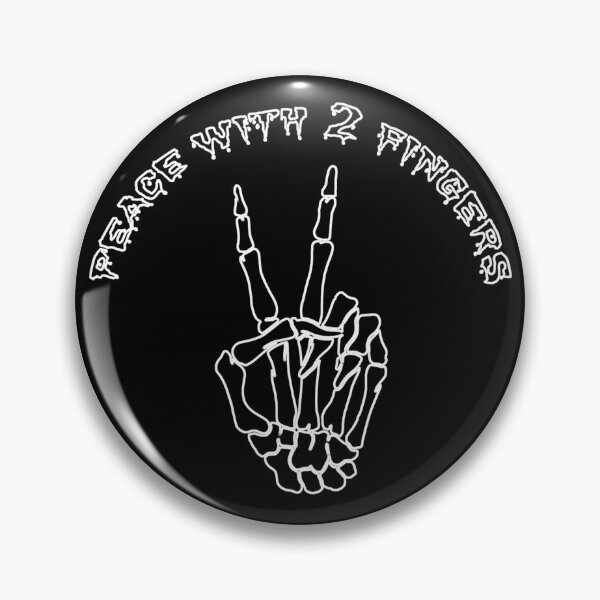 Item preview, Skeleton Peace hand saying  designed and sold by Whitetailcrafts.