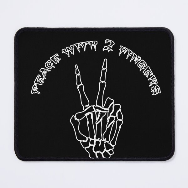 Item preview, Skeleton Peace hand saying designed and sold by Whitetailcrafts.