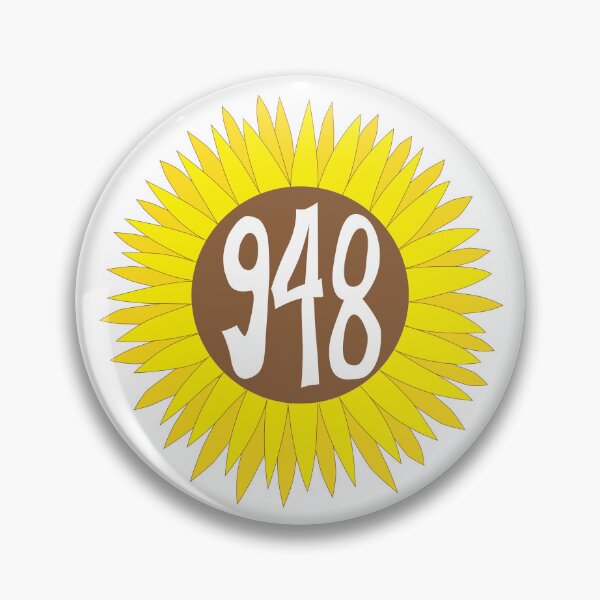 Item preview, Hand Drawn Virginia Sunflower 948 Area Code designed and sold by itsrturn.
