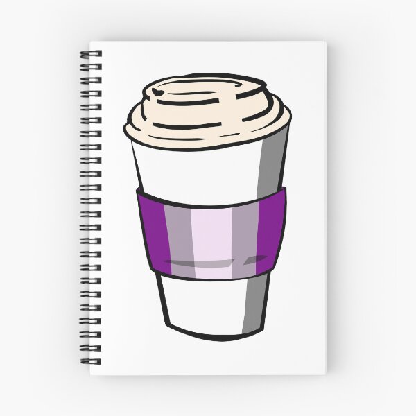 Item preview, Graysexual Pride Coffee Cup Doodle designed and sold by CJ Vanderbeek.