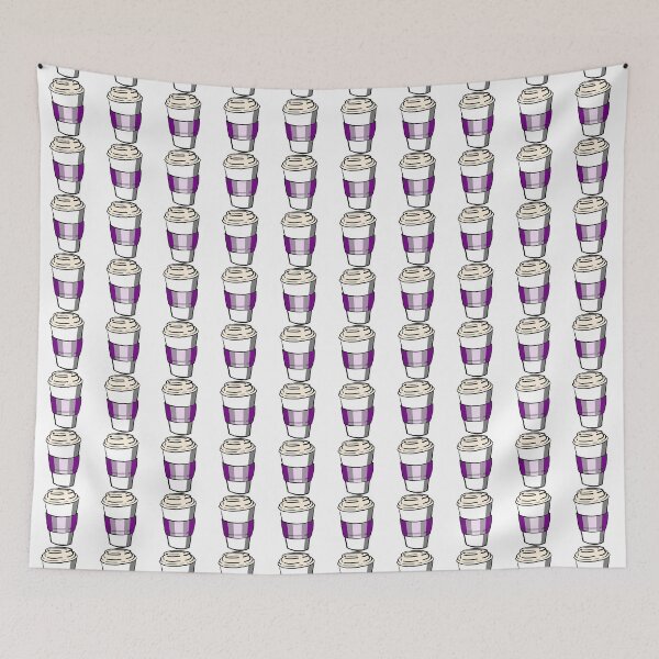 Item preview, Graysexual Pride Coffee Cup Doodle designed and sold by CJ Vanderbeek.