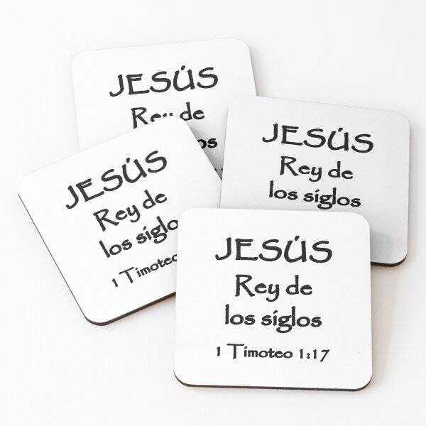 Item preview, 1 Timothy 1:17 Jesus King of the Centuries Spanish Bible Verse designed and sold by NombresDeJesus.