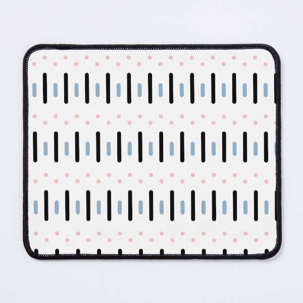 Item preview, Pink Blue Black Lines and Dots Pattern designed and sold by Moyanana.
