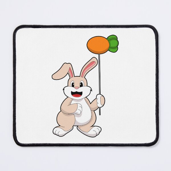 Item preview, Rabbit with Carrot as Balloon designed and sold by Snabdesign84.
