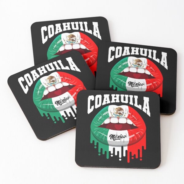 Item preview, Lips Kiss Coahuila de Mexico Flag designed and sold by Fr33m4n1111.