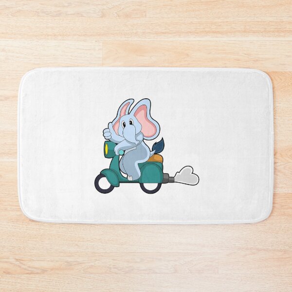 Item preview, Elephant as Biker with Scooter designed and sold by Snabdesign84.