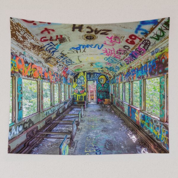 Item preview, Metro abandonado - Graffiti designed and sold by Anderson-Arte.
