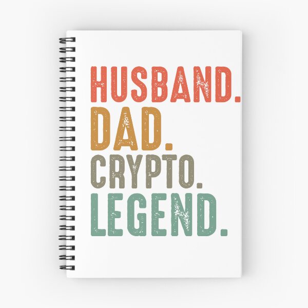 Item preview, HUSBAND , DAD , CRYPTO , LEGEND  designed and sold by MONDART.