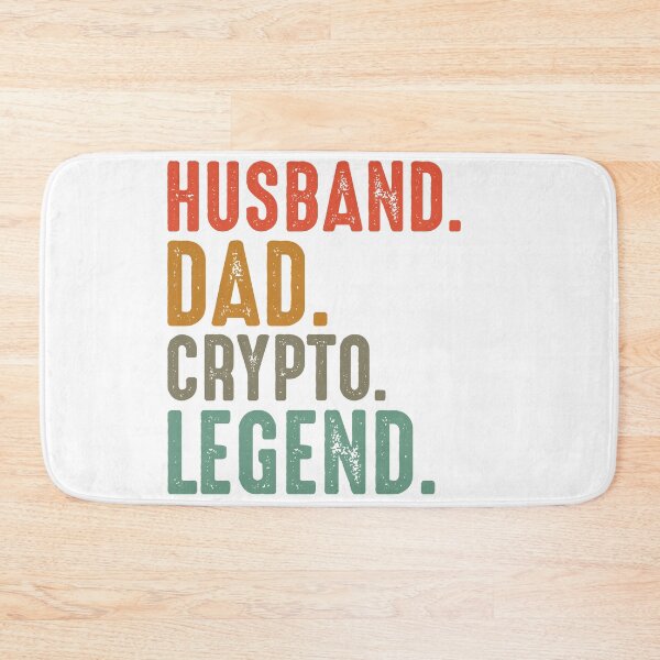 Item preview, HUSBAND , DAD , CRYPTO , LEGEND  designed and sold by MONDART.