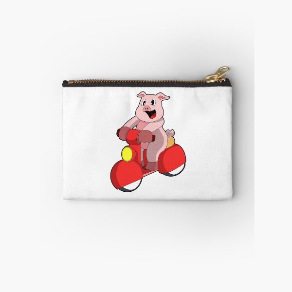 Item preview, Pig as Biker with Scooter designed and sold by Snabdesign84.