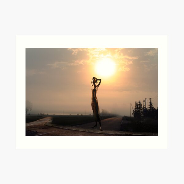 Hello and Hello (from my exhibition) Art Print