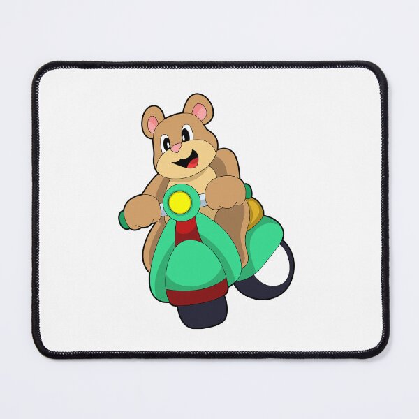 Item preview, Bear as Biker with Scooter designed and sold by Snabdesign84.