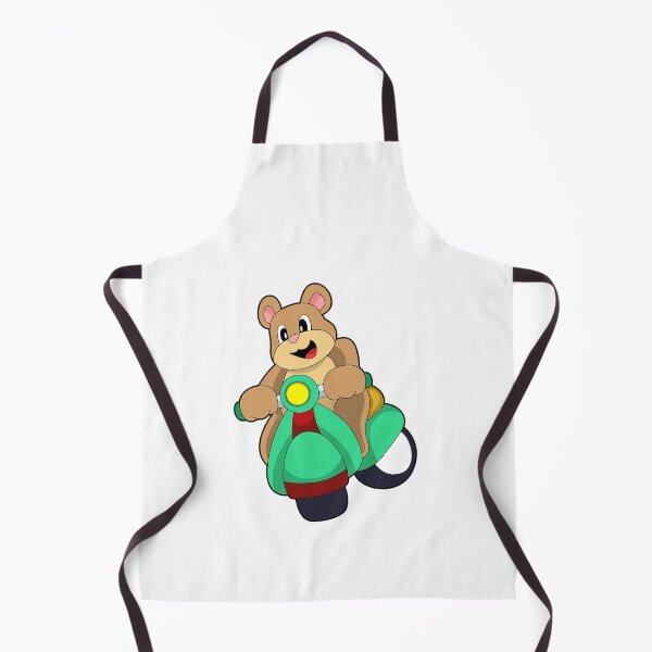 Item preview, Bear as Biker with Scooter designed and sold by Snabdesign84.