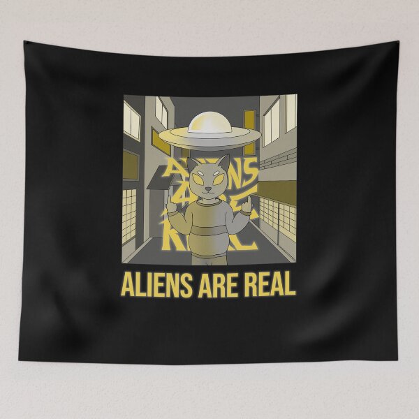 Item preview, Aliens are real cat Essential Vintage japanese T-Shirt designed and sold by ouaredi.