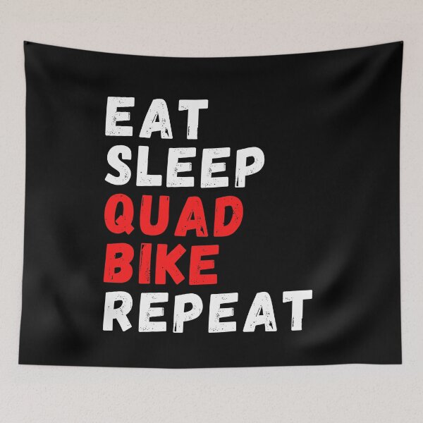 Artikelvorschau, Eat Sleep Quad Bike Wiederholen entworfen und verkauft von NoSpecialShop.