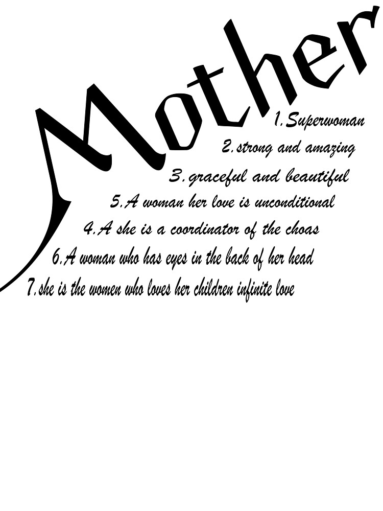 Funny Mom Definition Mama Quote Mother Day Gifts' Cotton