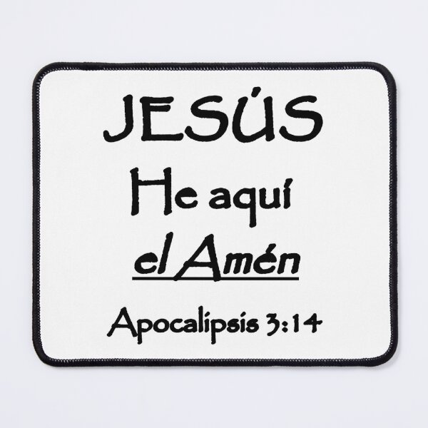 Item preview, Revelation 3:14 Jesus The Amen Spanish Bible Verse designed and sold by NombresDeJesus.