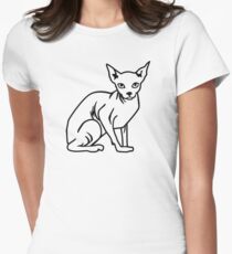 Sphynx cat Women's Fitted T-Shirt