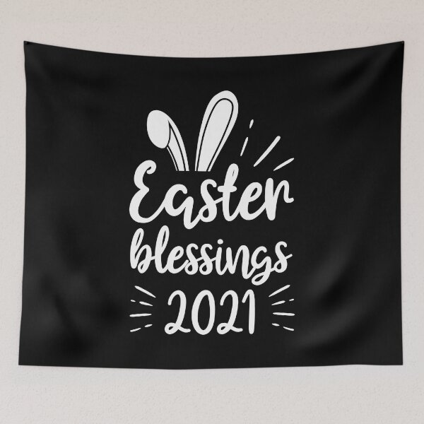 Item preview, Easter Blessings 2021 Cute Bunny Rabbit Ears designed and sold by haselshirt.