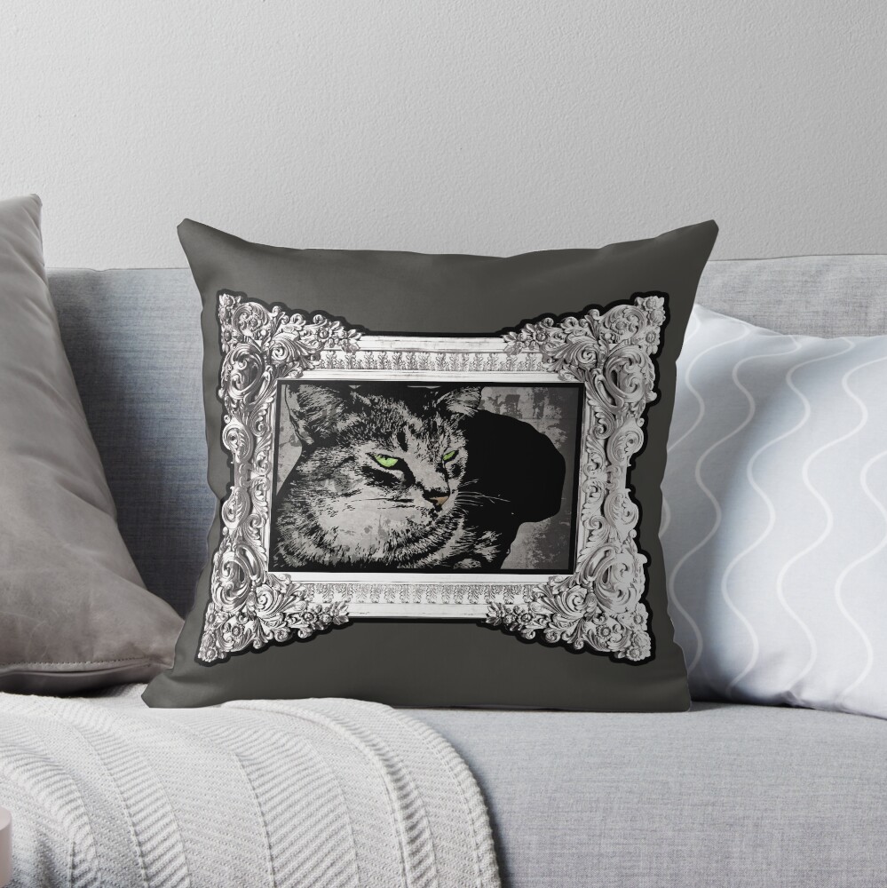 Feeling Catty Throw Pillow