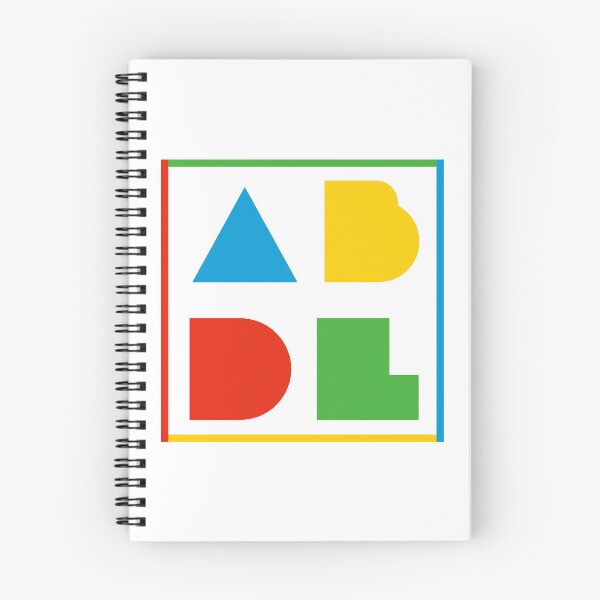 Aperçu de l'œuvre Logo ABDL Color Block - blanc créée et vendue par DF3.