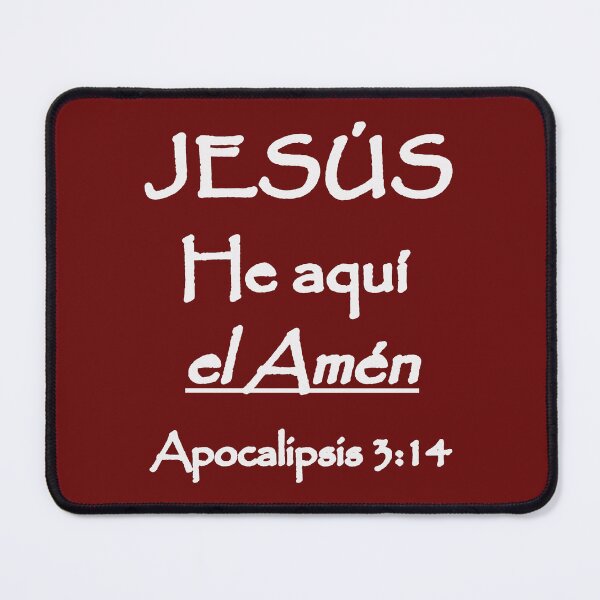 Item preview, Revelation 3:14 Jesus The Amen Spanish Bible Verse designed and sold by NombresDeJesus.